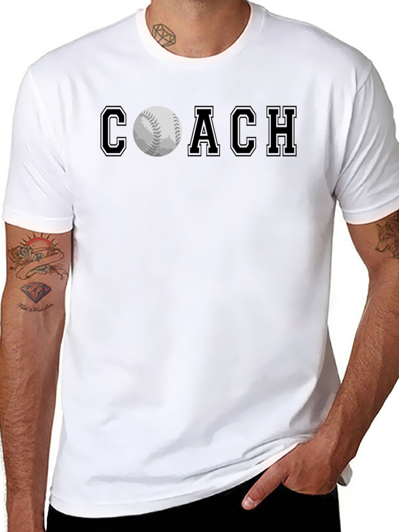 Baseball Coach Graphic T-Shirt