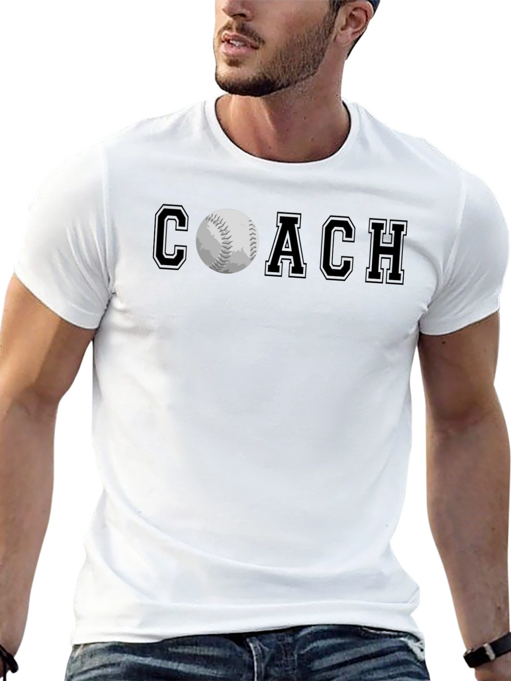 Baseball Coach Graphic T-Shirt
