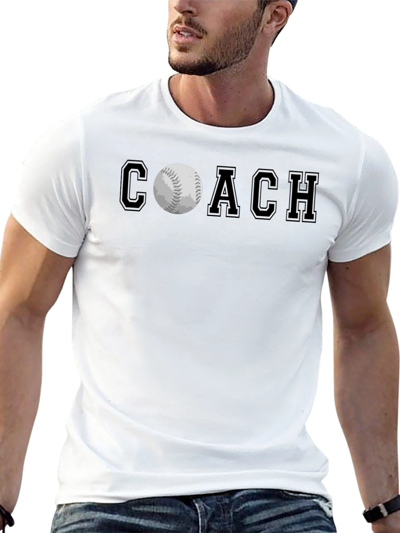 Baseball Coach Graphic T-Shirt