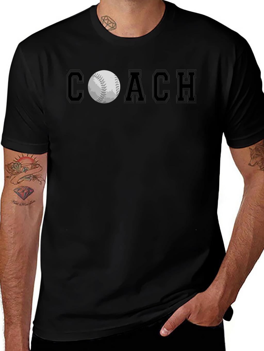 Baseball Coach Graphic T-Shirt