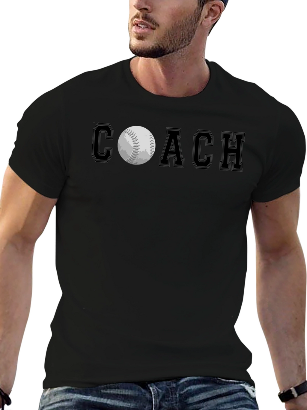 Baseball Coach Graphic T-Shirt