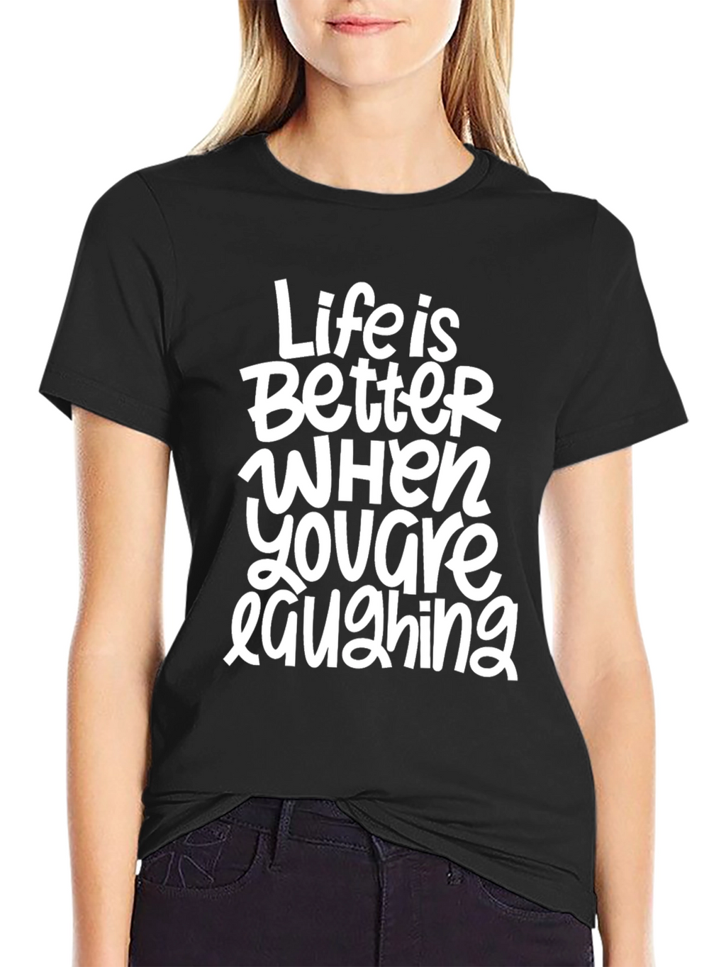 Life is Better Laughing Graphic Tee