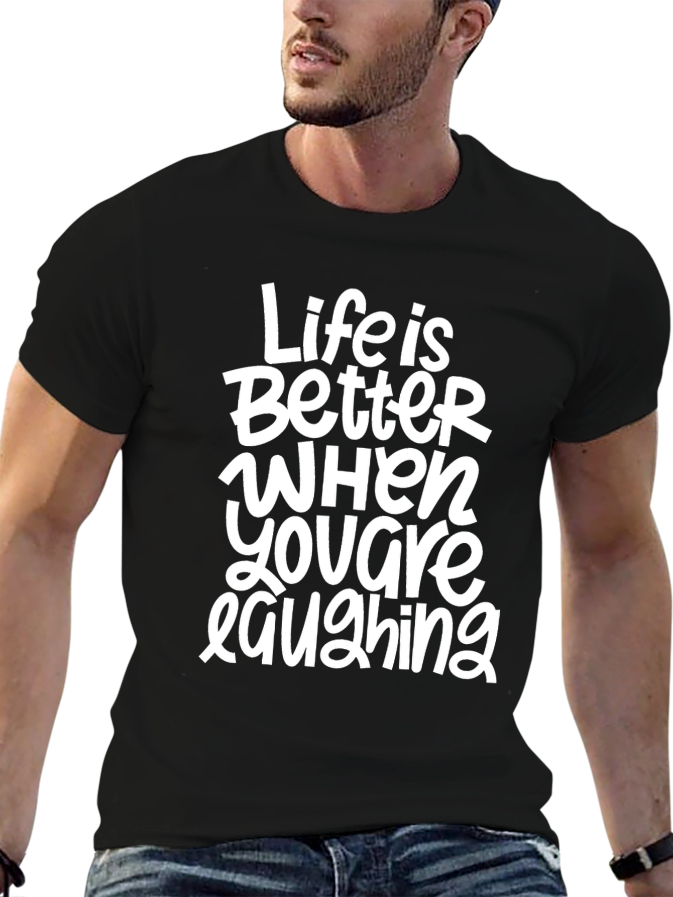 Life is Better Laughing Graphic Tee