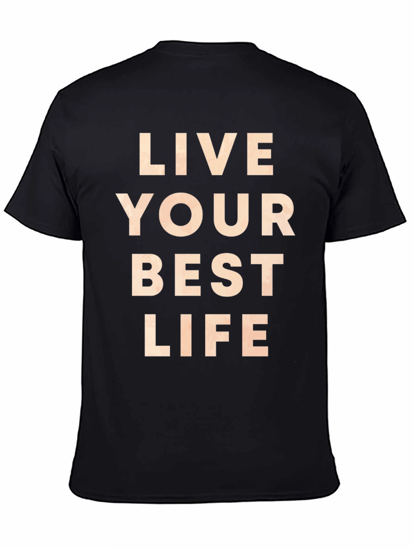 Live Your Best Life Black Graphic Tee