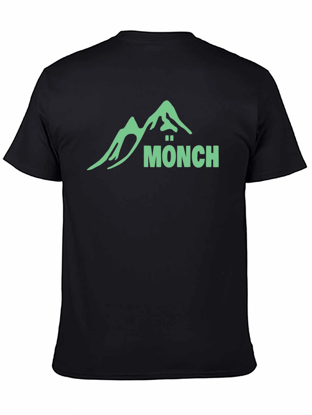 Mönch Mountain T-Shirt - Black Graphic Tee