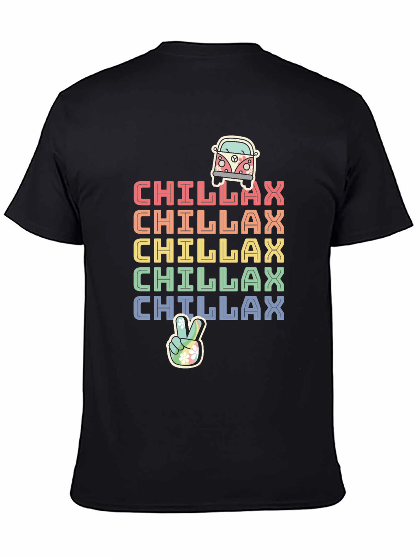 Chillax Rainbow Graphic Tee