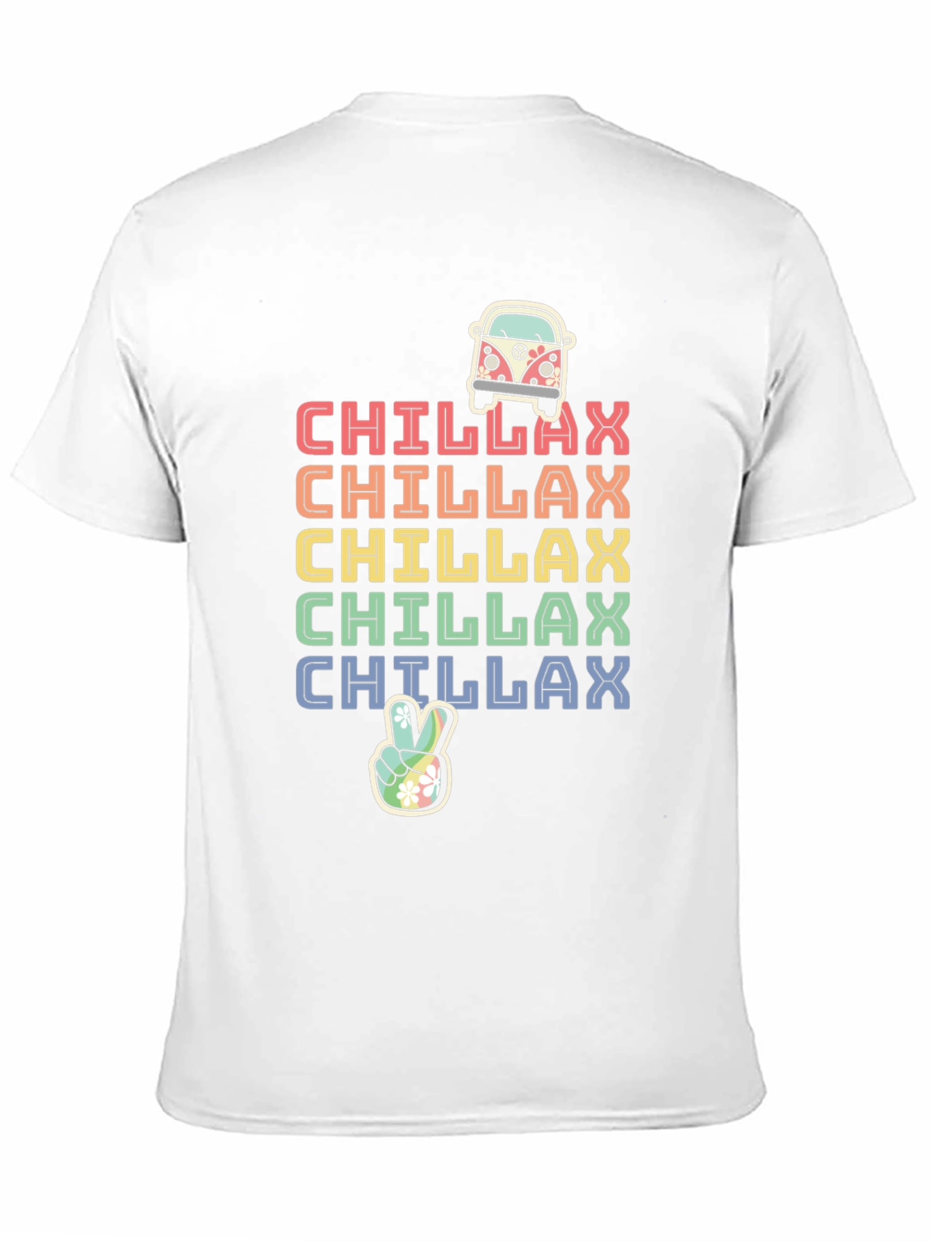 Chillax Rainbow Graphic Tee