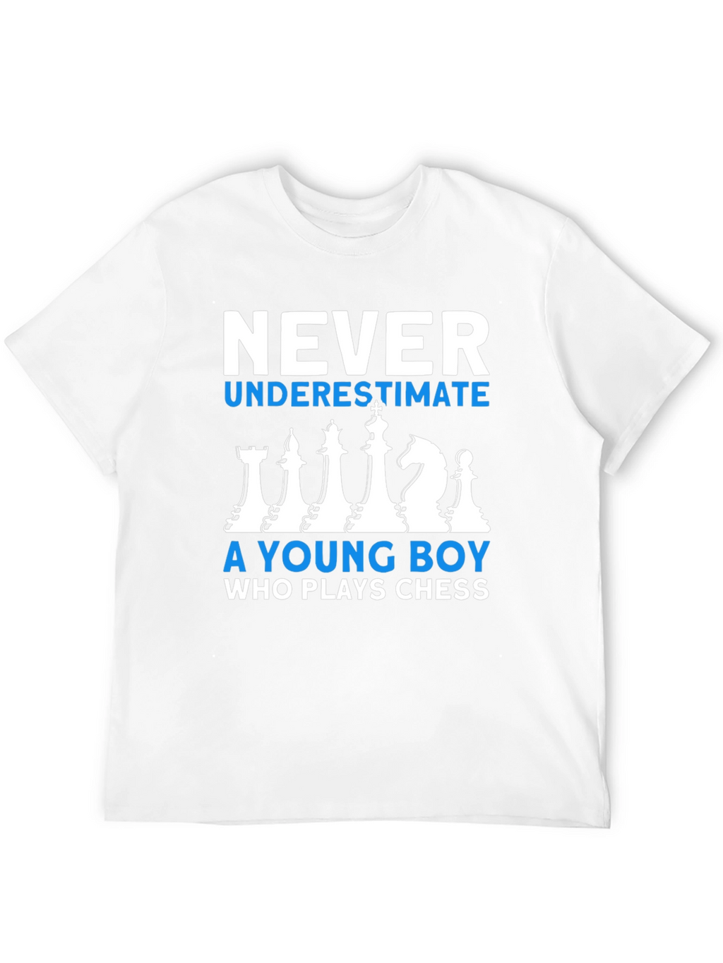 Chess Player T-Shirt: Never Underestimate a Young Boy