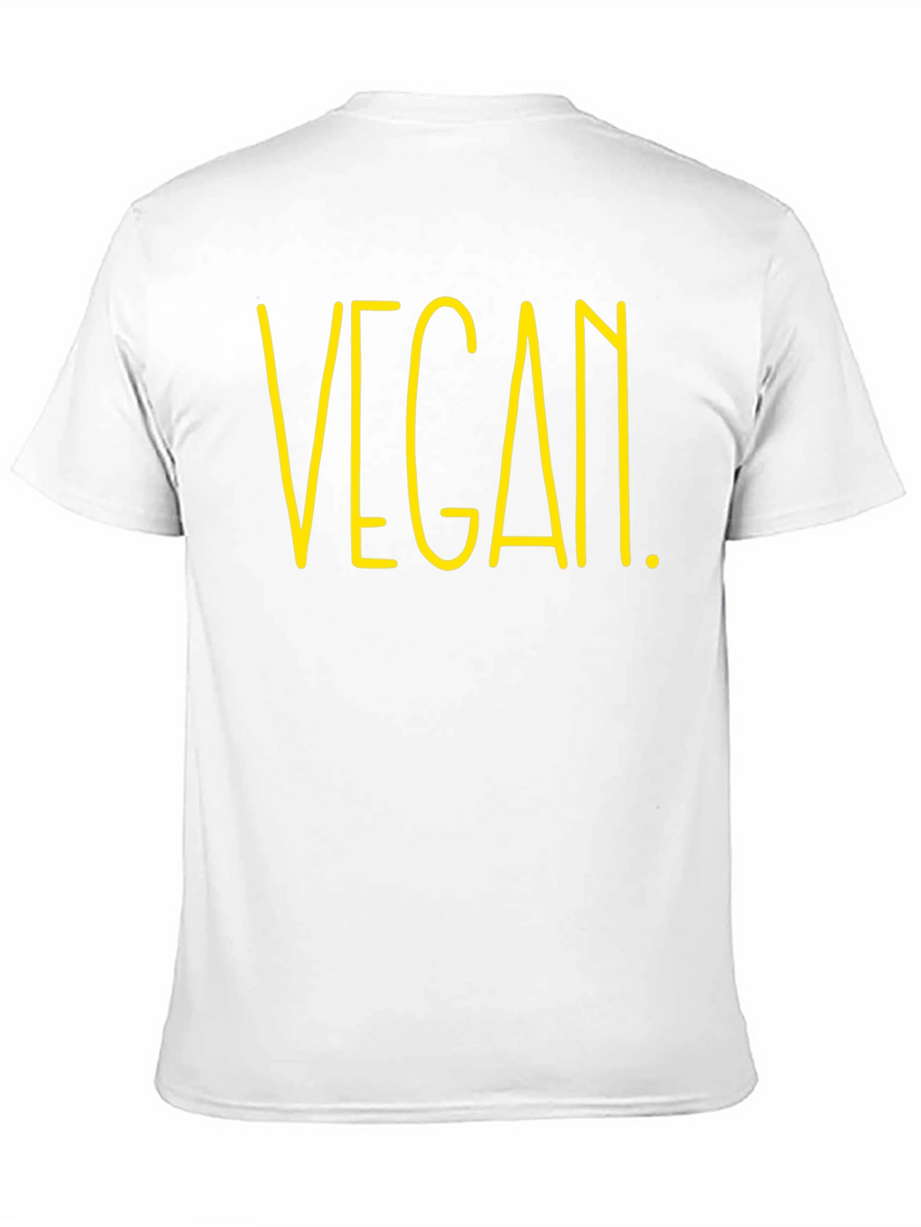 Vegan Graphic Tee - Black Cotton T-Shirt