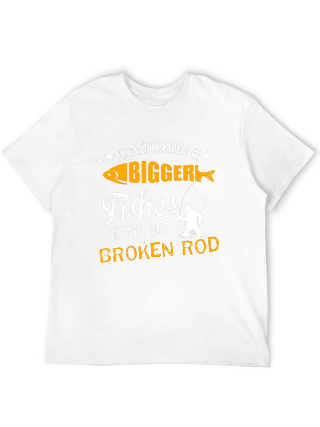 Funny Fishing T-Shirt - Catching Bigger Fishes!