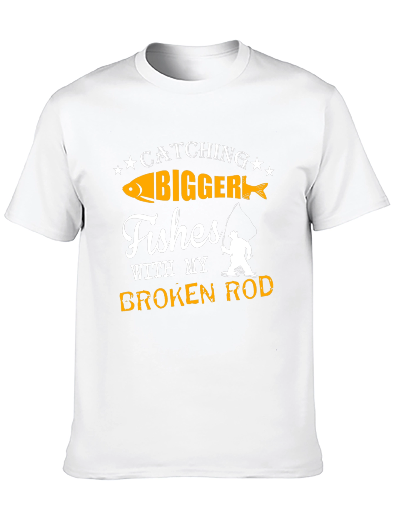 Funny Fishing T-Shirt - Catching Bigger Fishes!