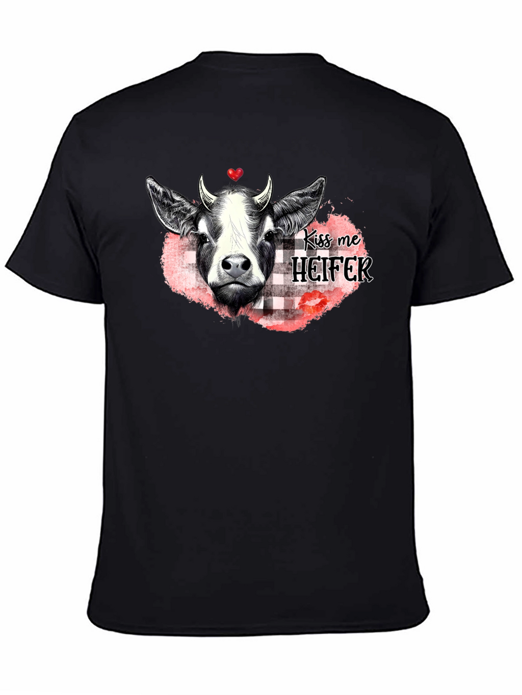 Kiss Me Heifer T-Shirt - Farm Animal Graphic Tee