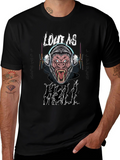 Loud As Hell Gorilla Graphic T-Shirt