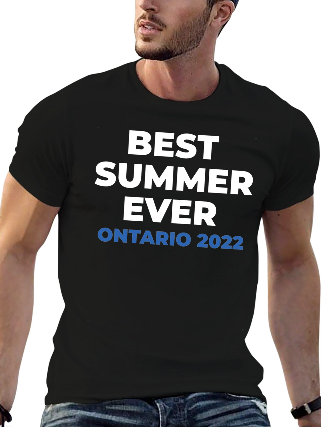 Best Summer Ever Ontario 2022 Black T-Shirt
