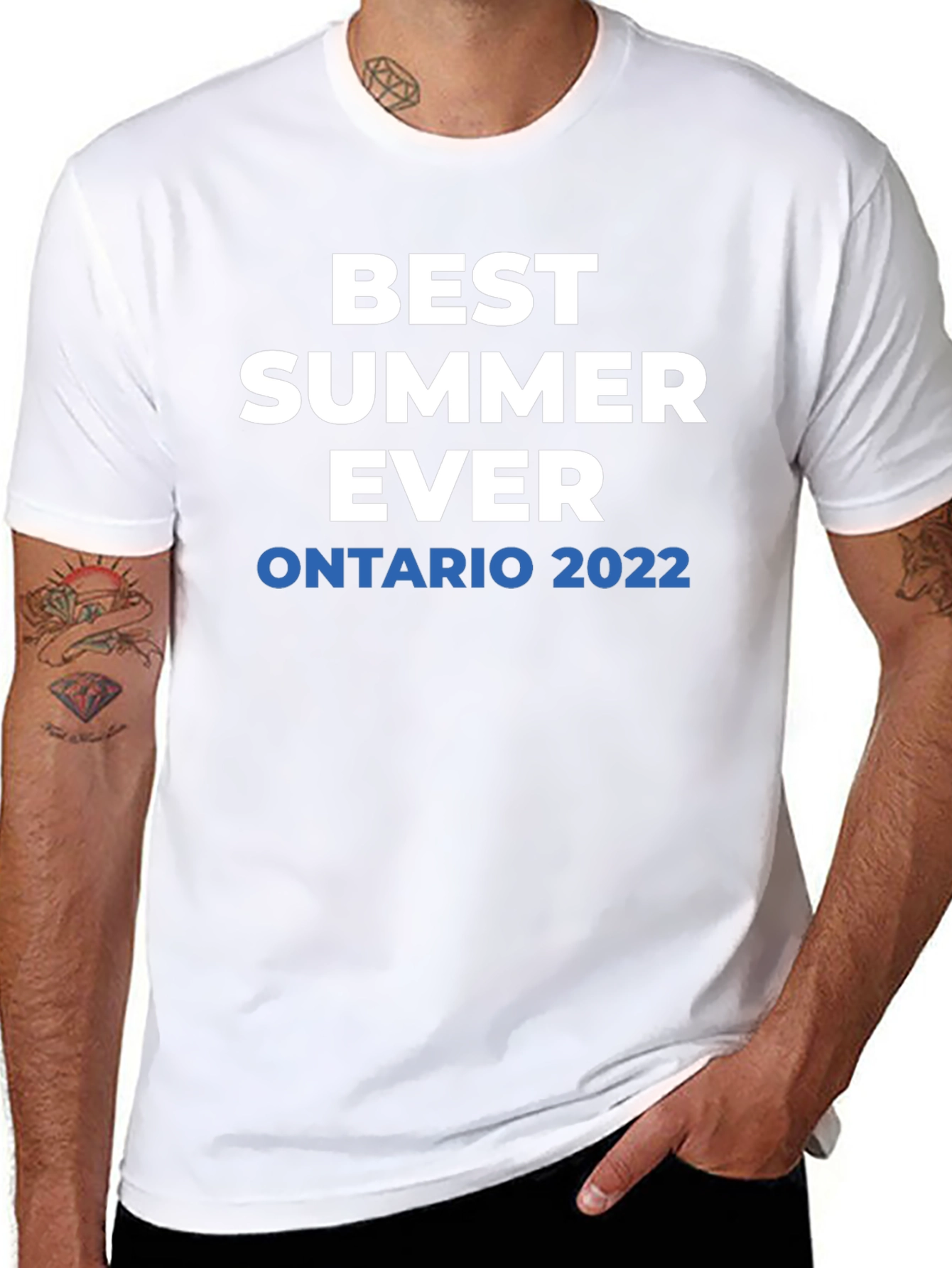 Best Summer Ever Ontario 2022 Black T-Shirt