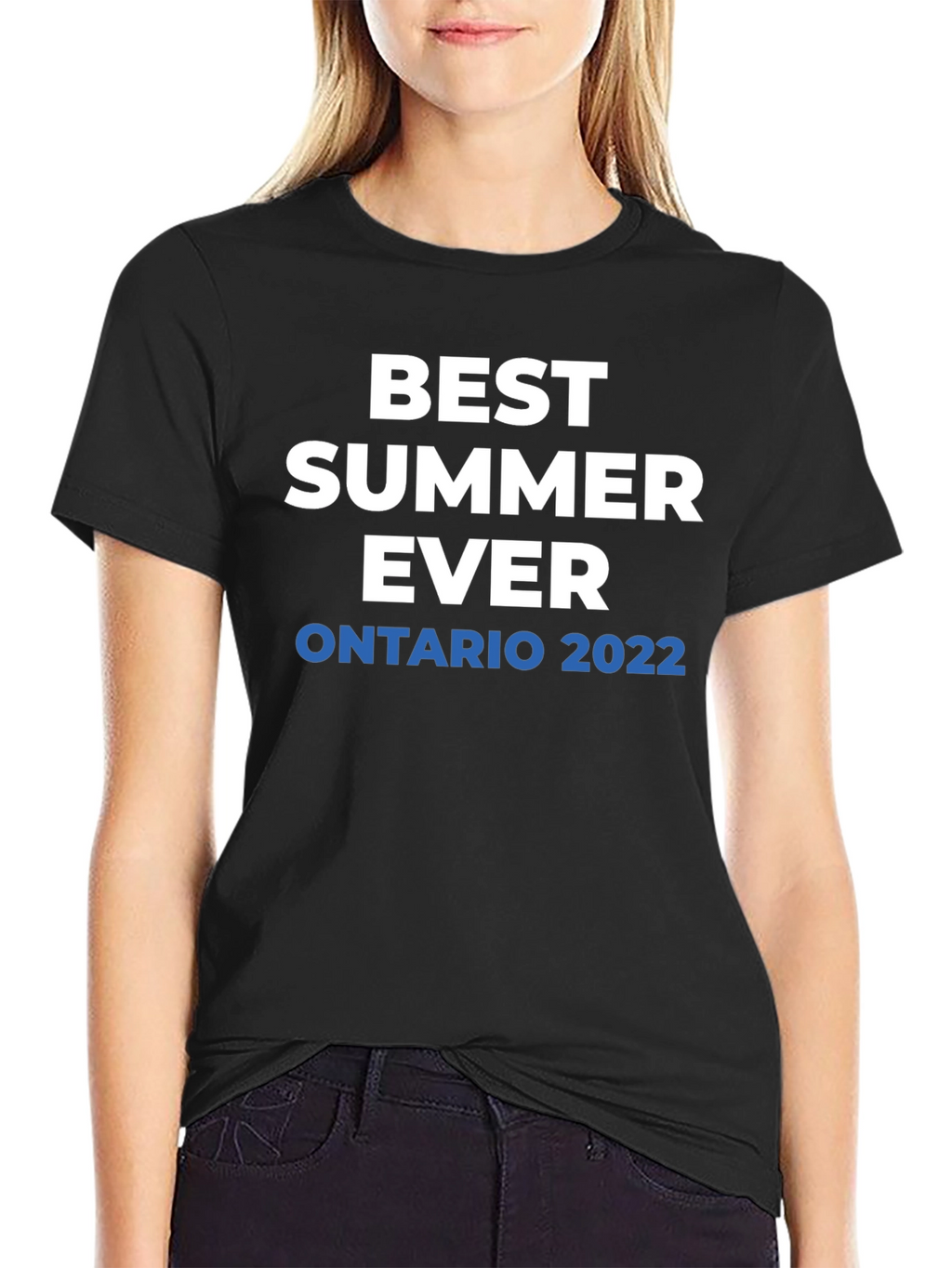 Best Summer Ever Ontario 2022 Black T-Shirt