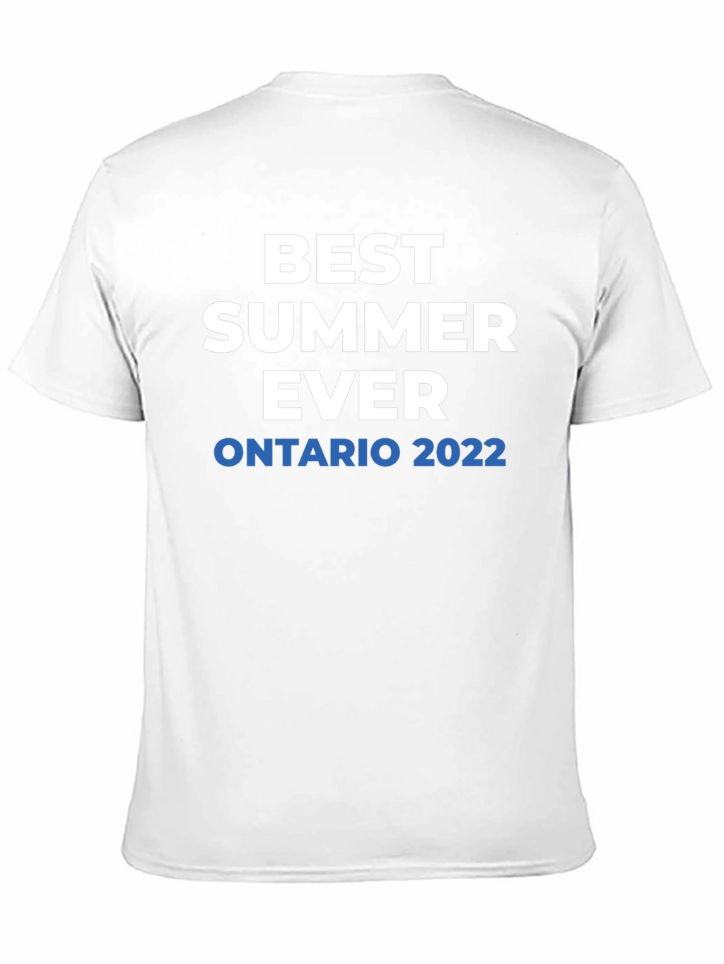 Best Summer Ever Ontario 2022 Black T-Shirt