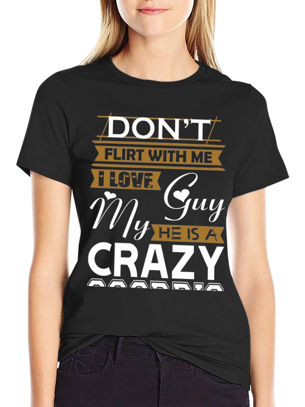 Dont Flirt T-Shirt - Crazy Boyfriend Tee