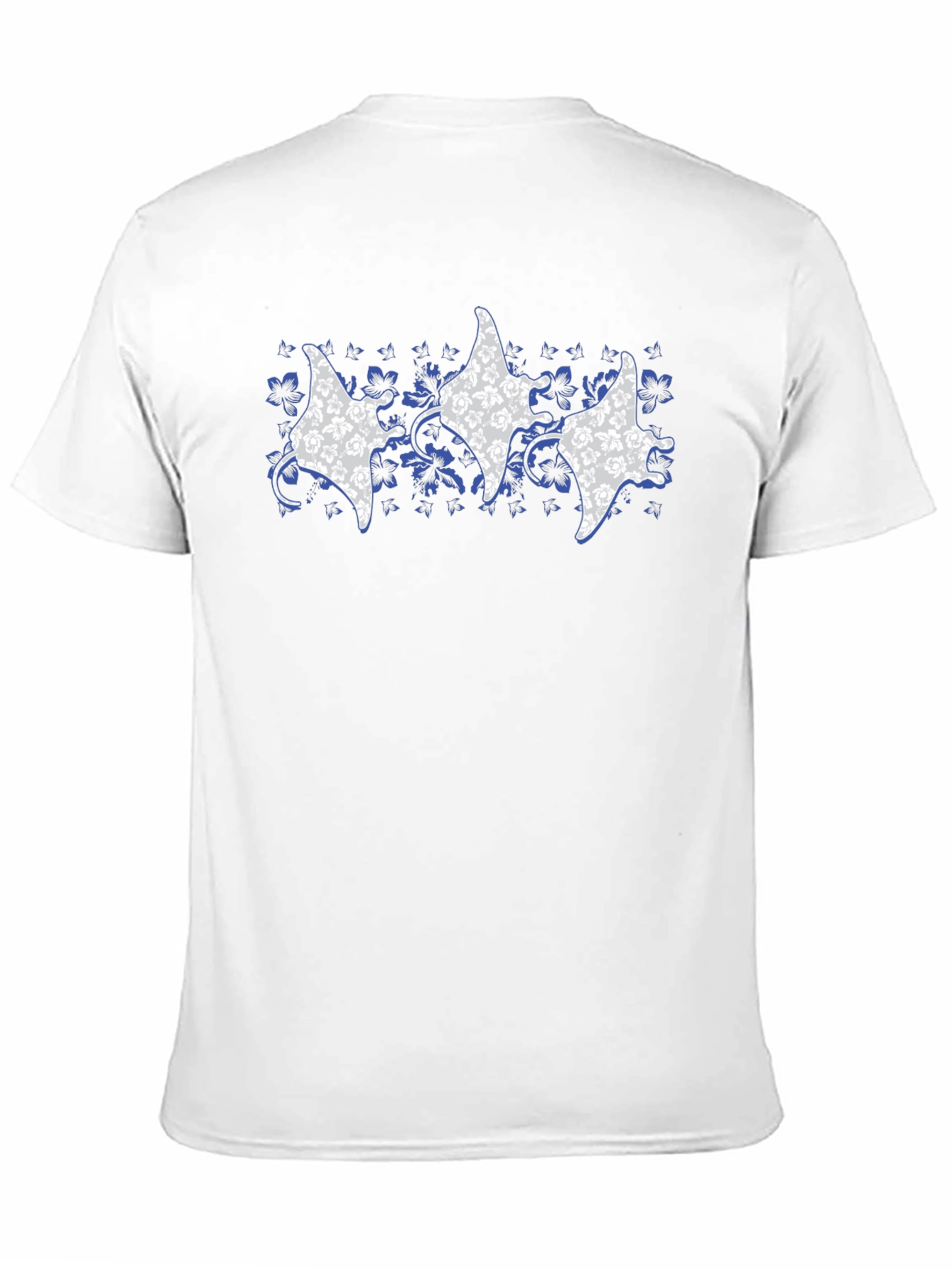 Floral Manta Ray Graphic Tee