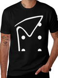 Abstract Chef T-Shirt - Modern Black Tee