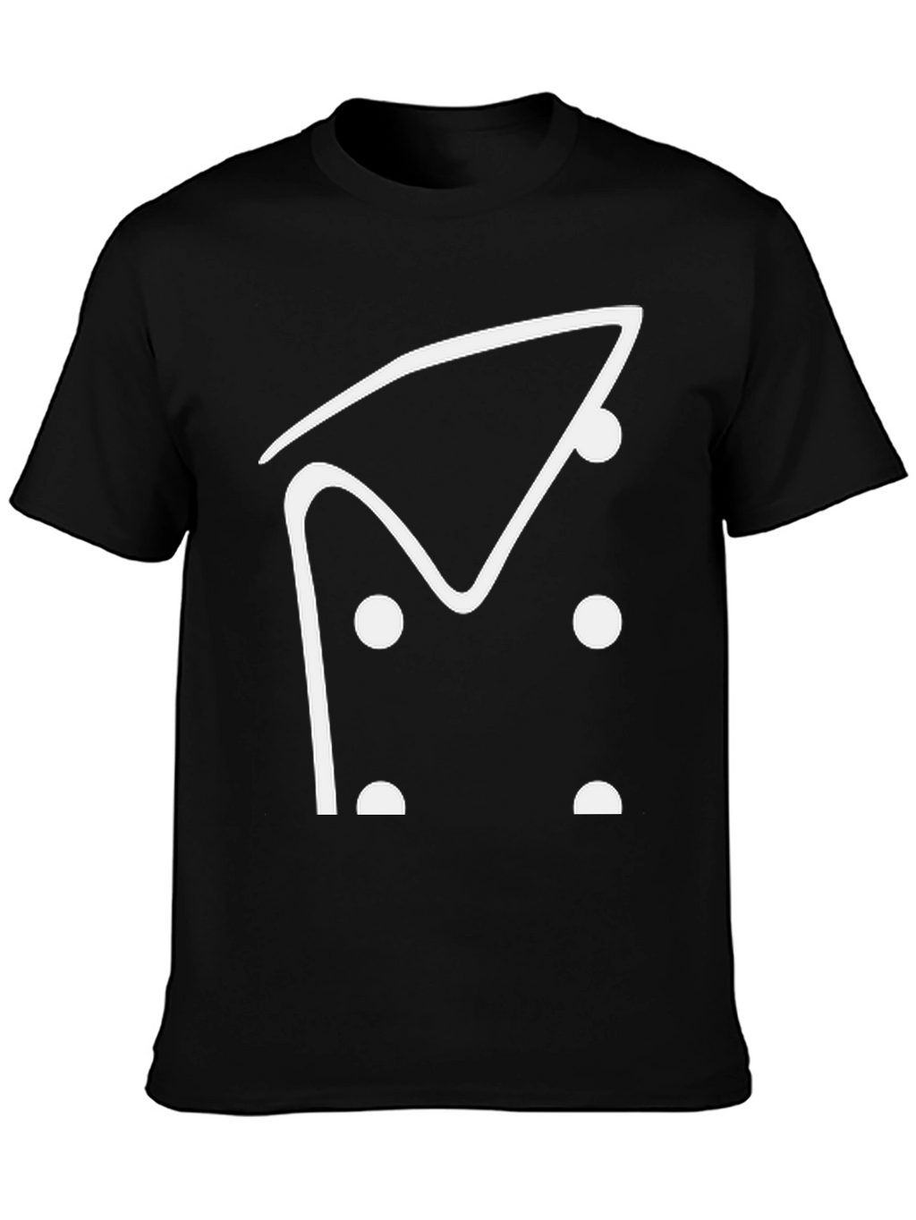 Abstract Chef T-Shirt - Modern Black Tee