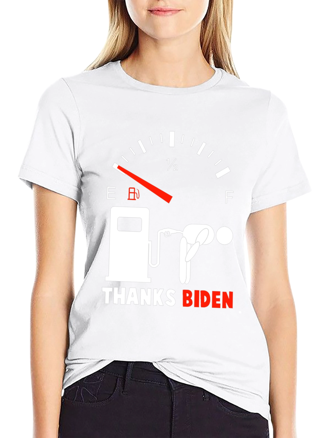 Thanks Biden Gas Gauge Graphic Tee