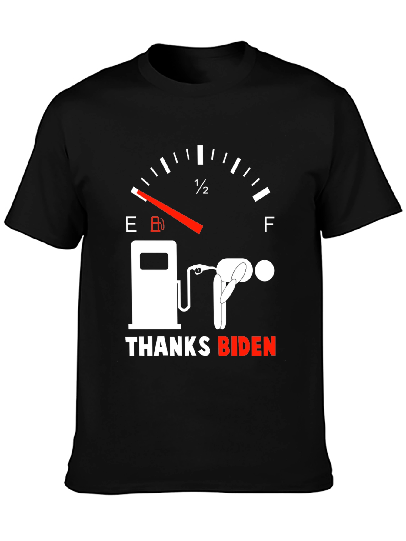 Thanks Biden Gas Gauge Graphic Tee