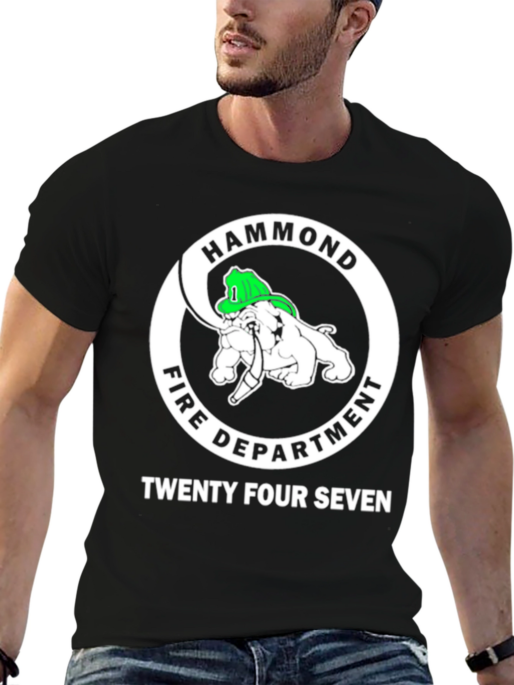 Hammond Fire Department Bulldog T-Shirt