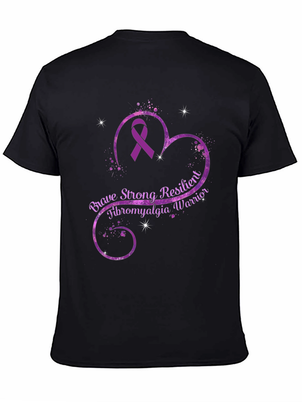 Brave Strong Fibromyalgia Warrior T-Shirt
