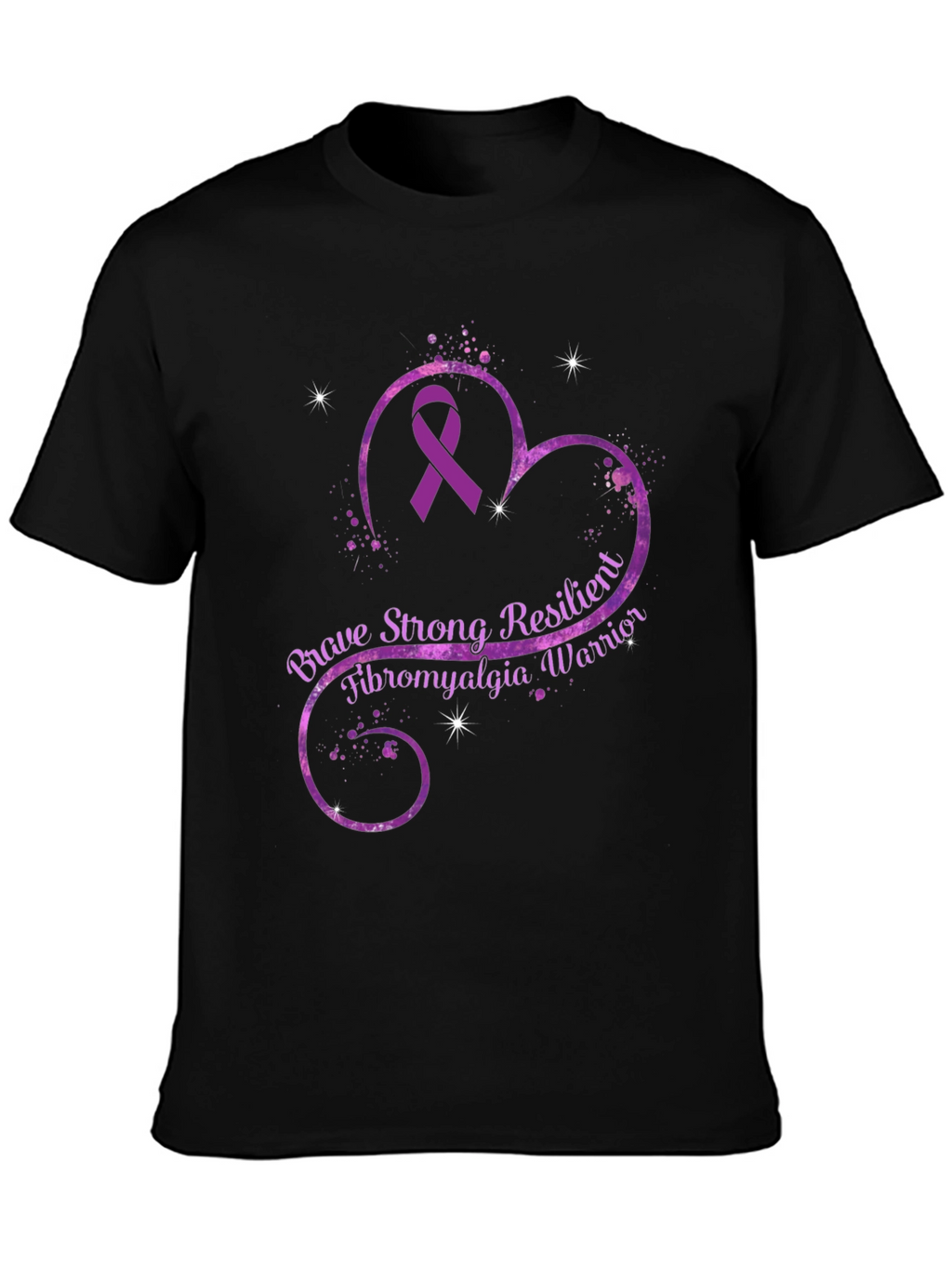 Brave Strong Fibromyalgia Warrior T-Shirt