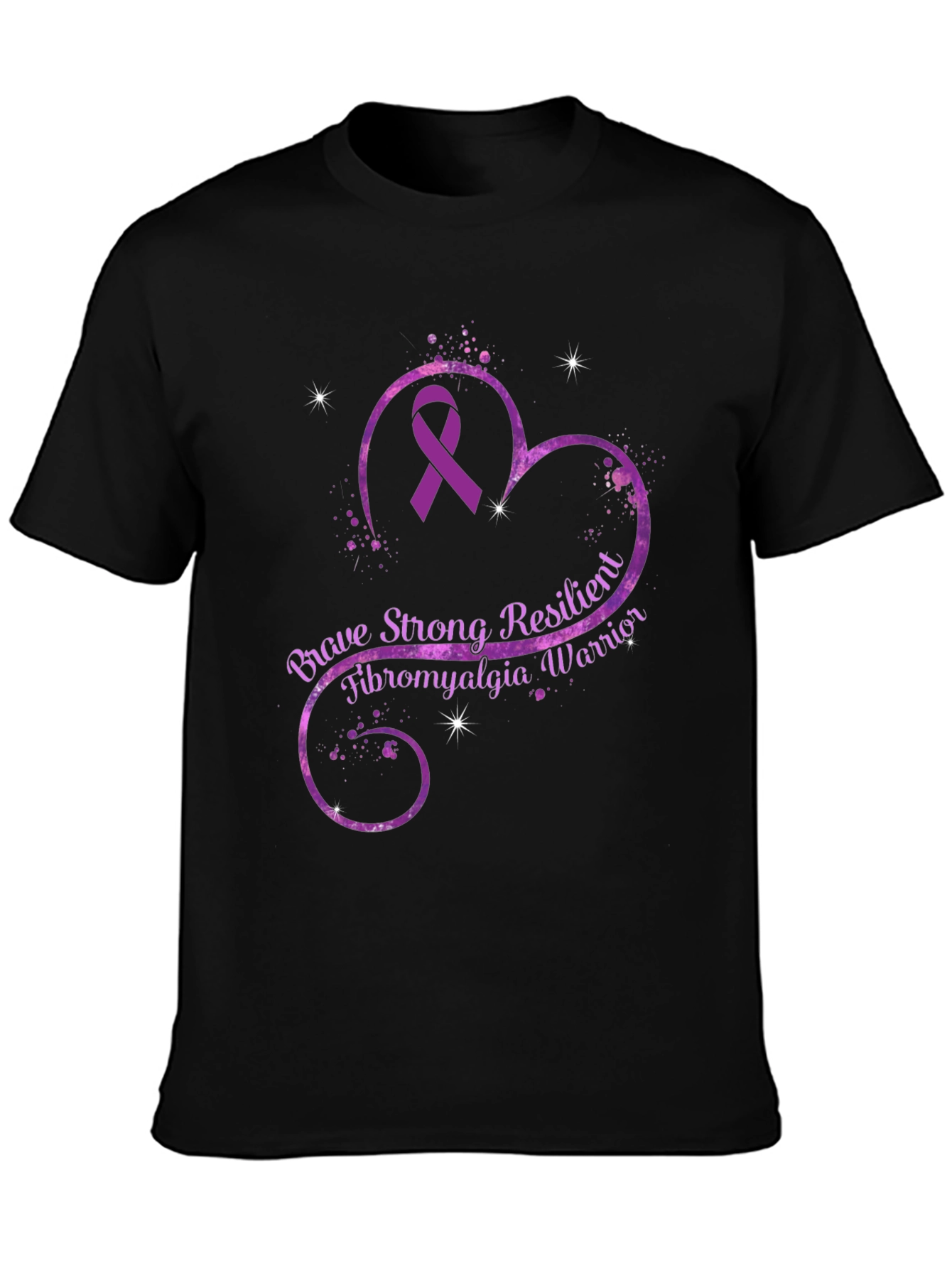 Brave Strong Fibromyalgia Warrior T-Shirt