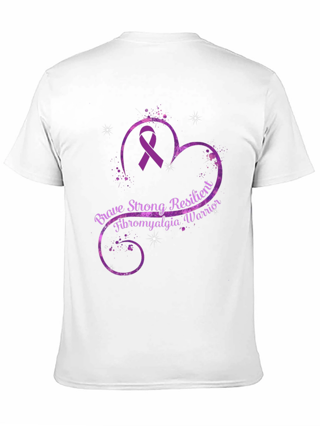 Brave Strong Fibromyalgia Warrior T-Shirt