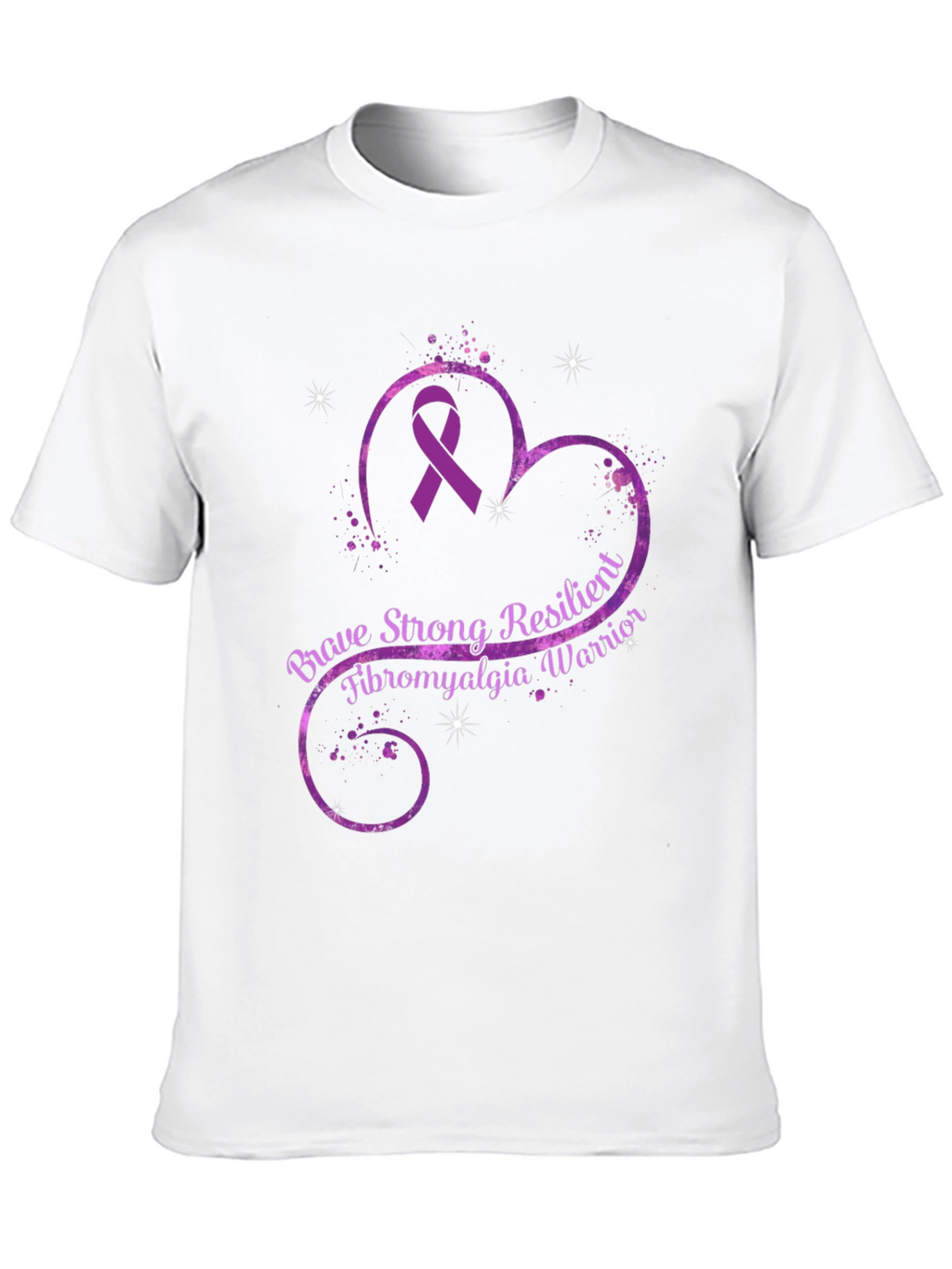 Brave Strong Fibromyalgia Warrior T-Shirt