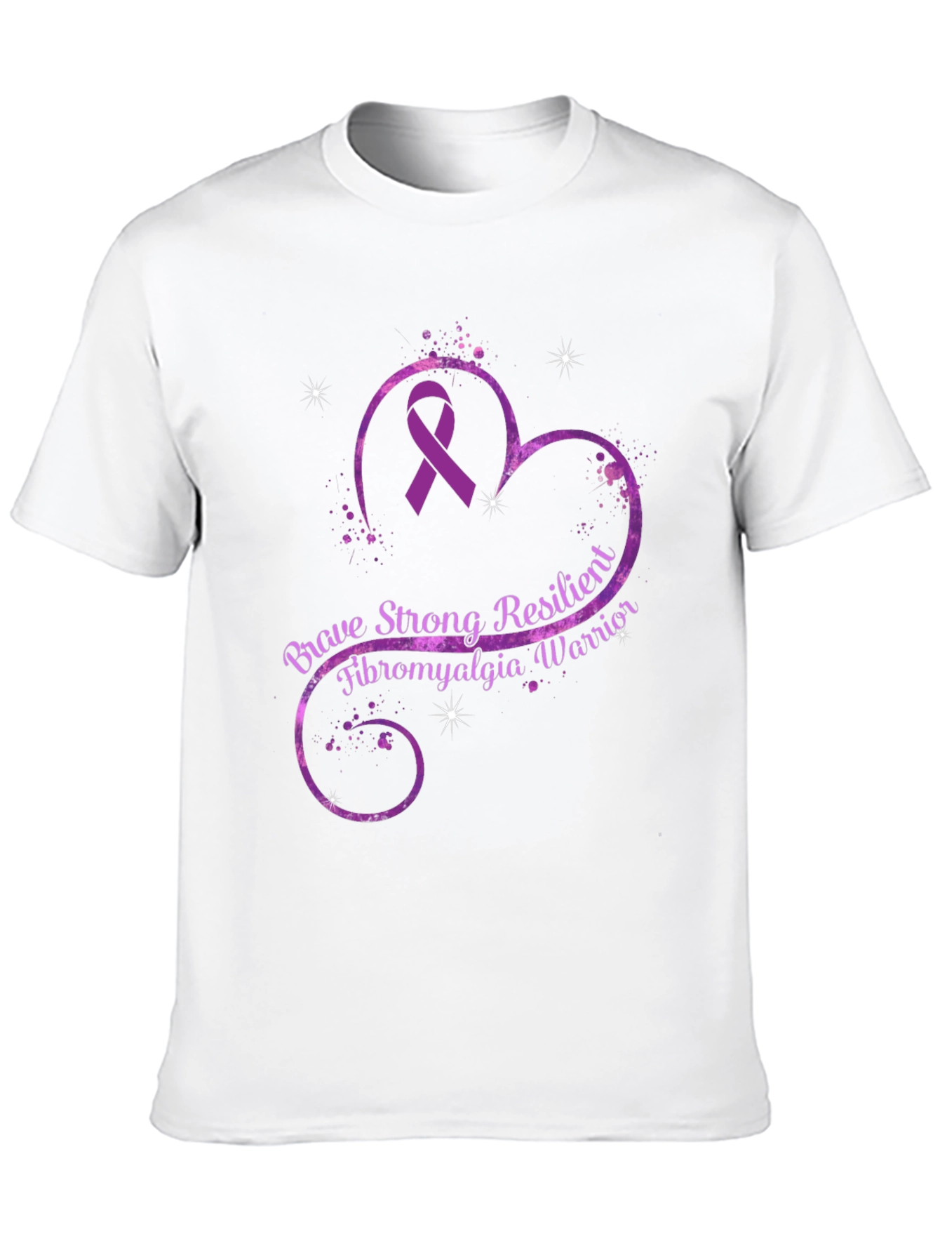 Brave Strong Fibromyalgia Warrior T-Shirt