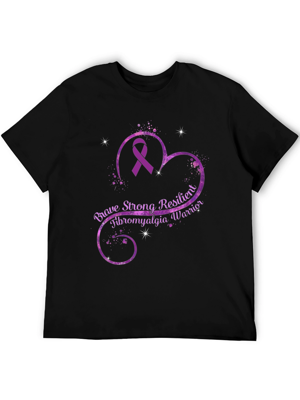 Brave Strong Fibromyalgia Warrior T-Shirt