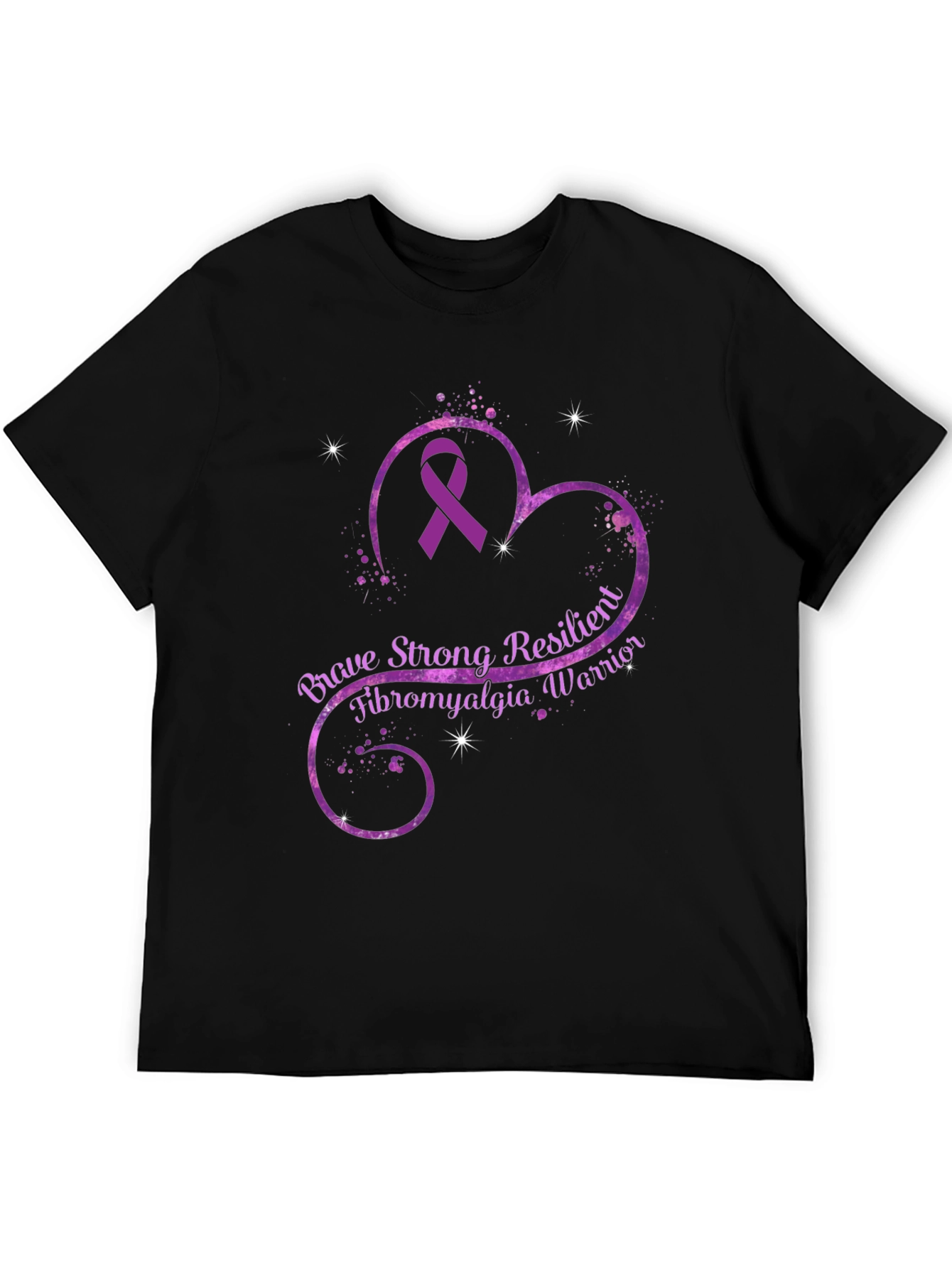 Brave Strong Fibromyalgia Warrior T-Shirt