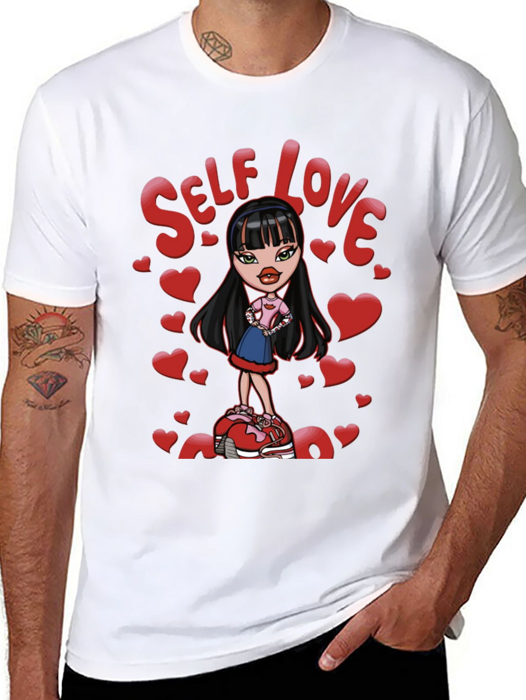 Self Love Bratz Doll Graphic T-Shirt