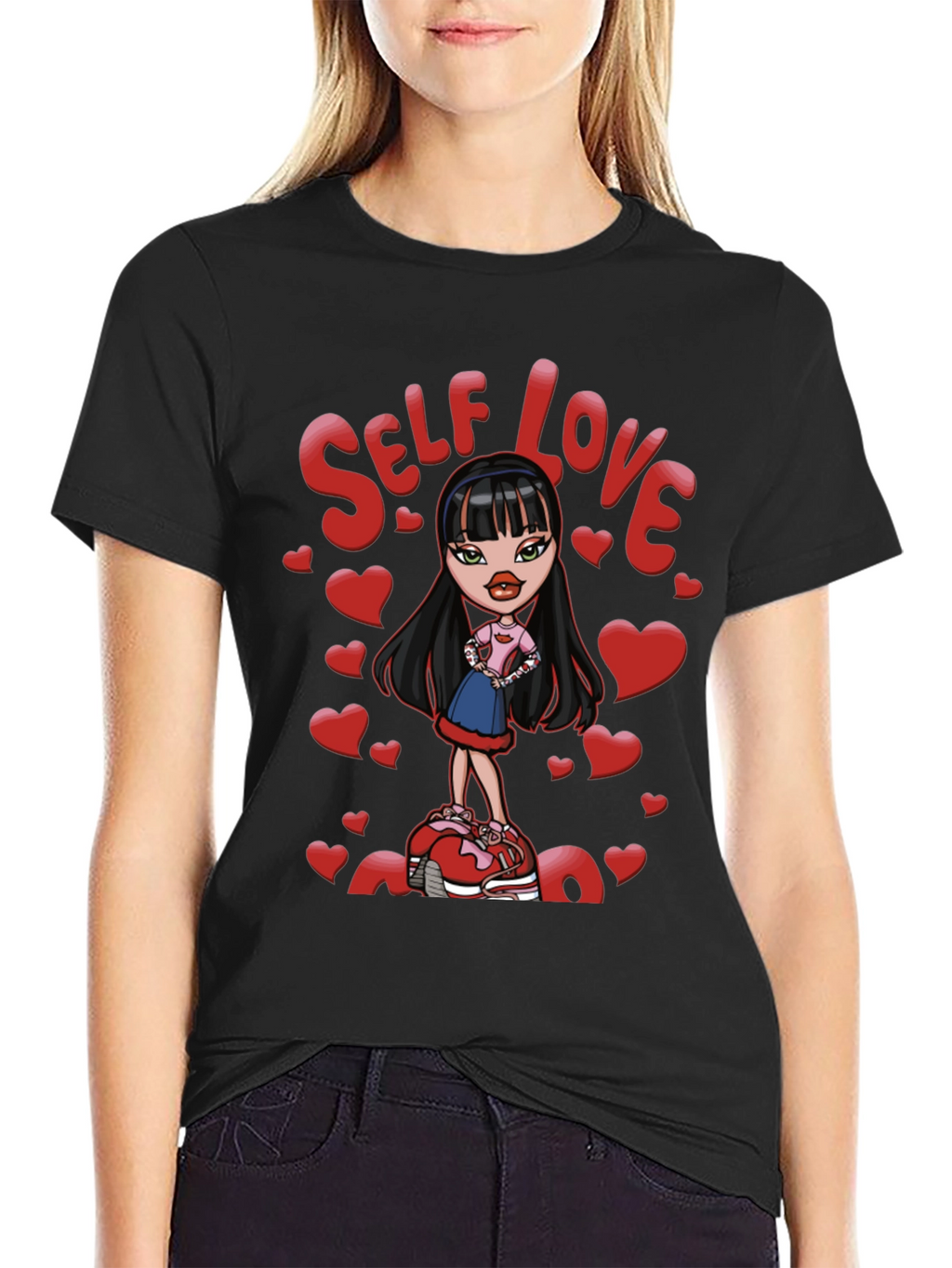 Self Love Bratz Doll Graphic T-Shirt