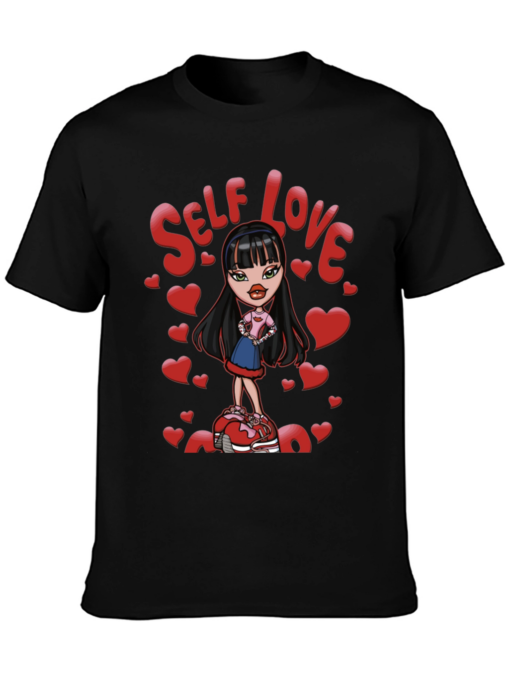 Self Love Bratz Doll Graphic T-Shirt