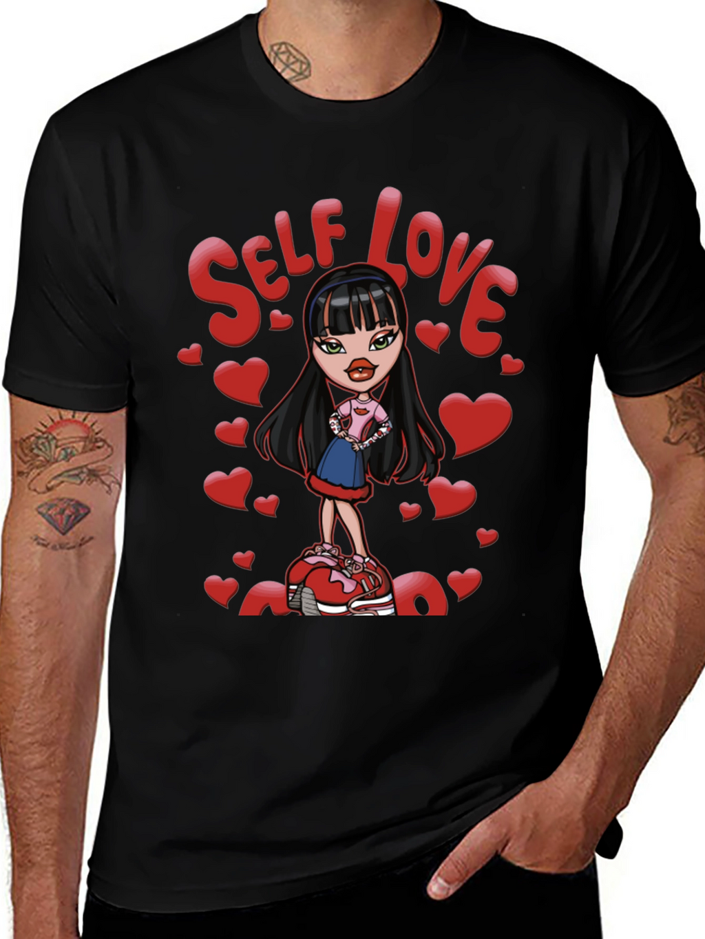 Self Love Bratz Doll Graphic T-Shirt