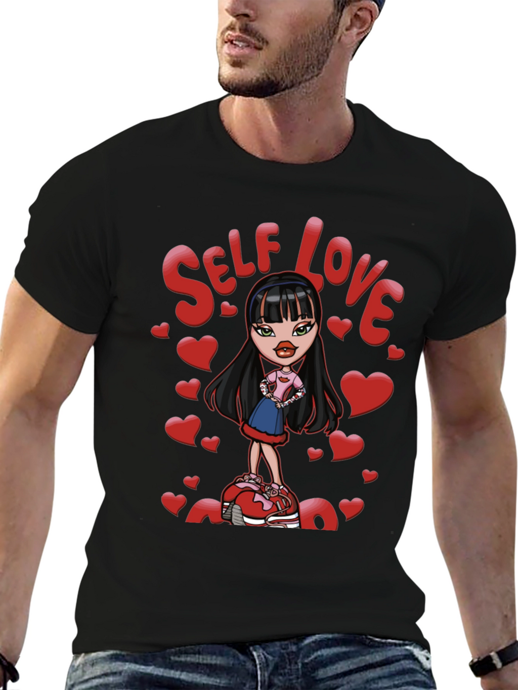 Self Love Bratz Doll Graphic T-Shirt
