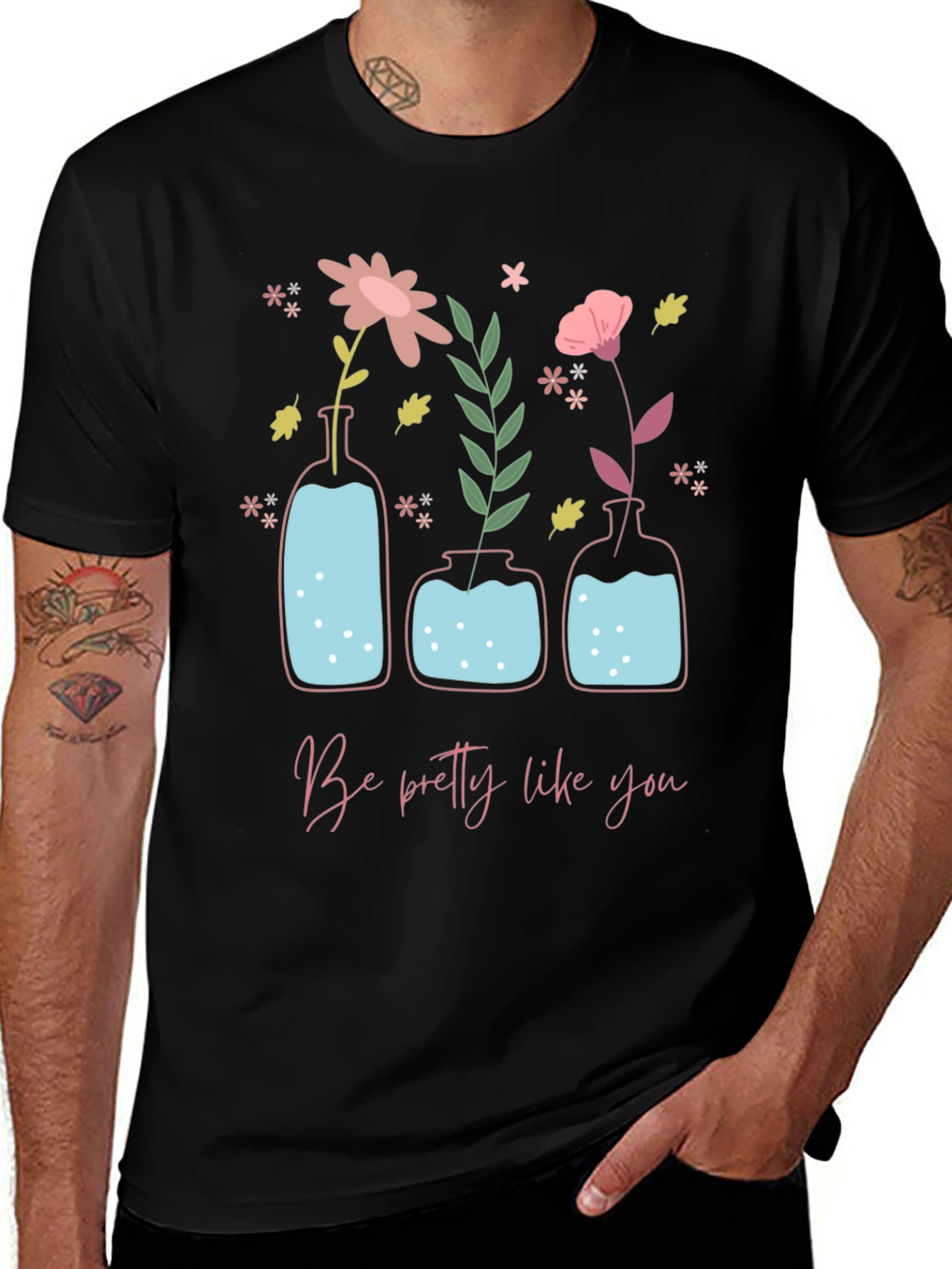 Floral Vase T-Shirt - Be Pretty Like You