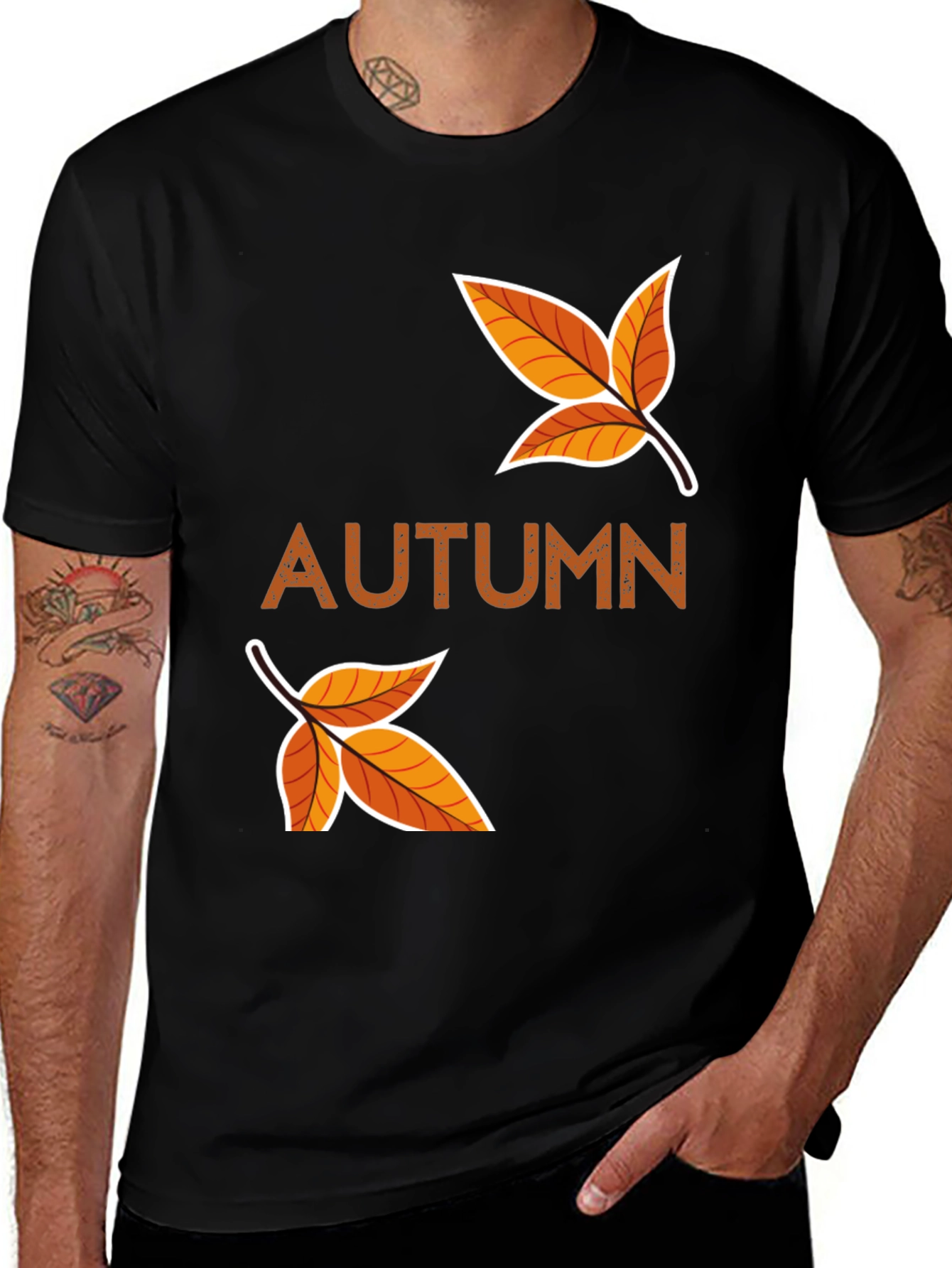 Autumn Leaf Graphic T-Shirt