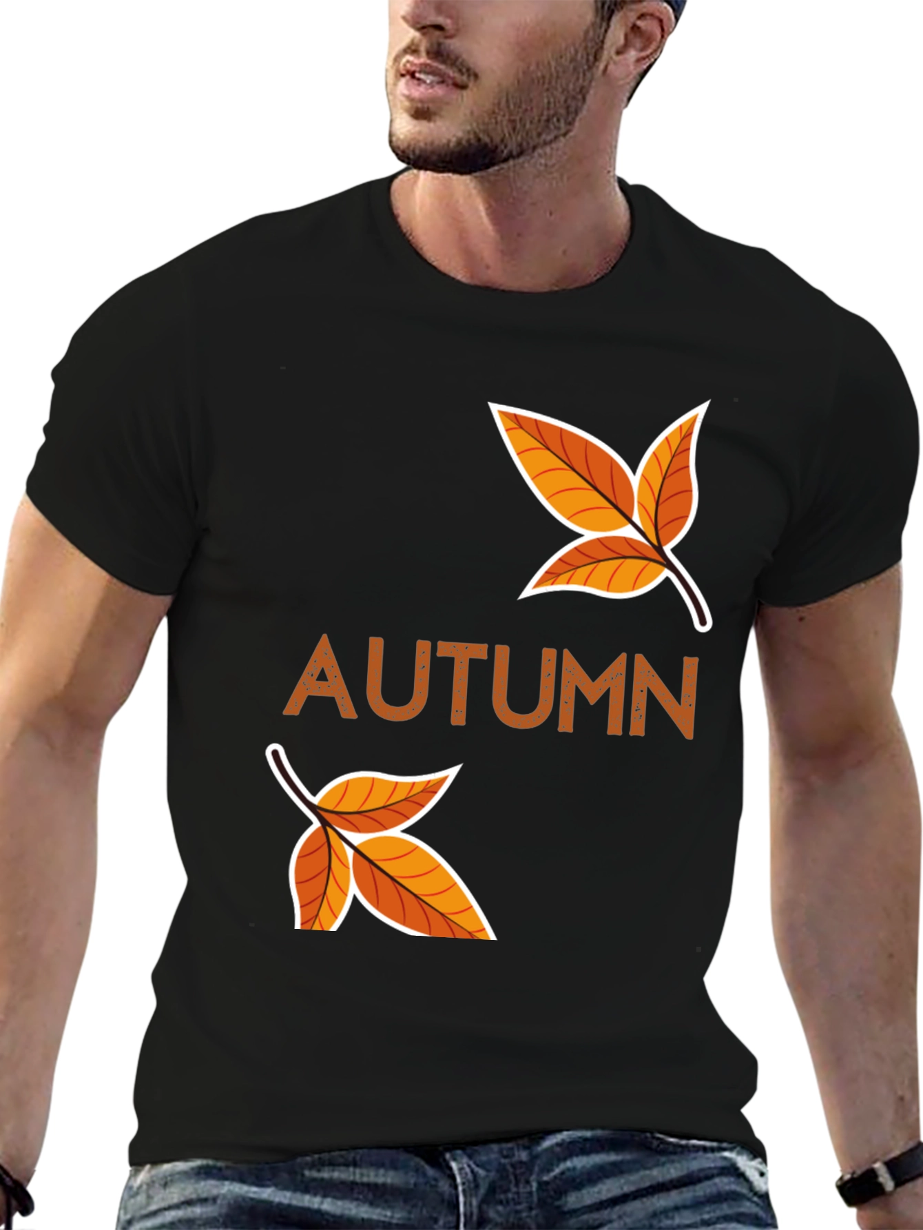 Autumn Leaf Graphic T-Shirt