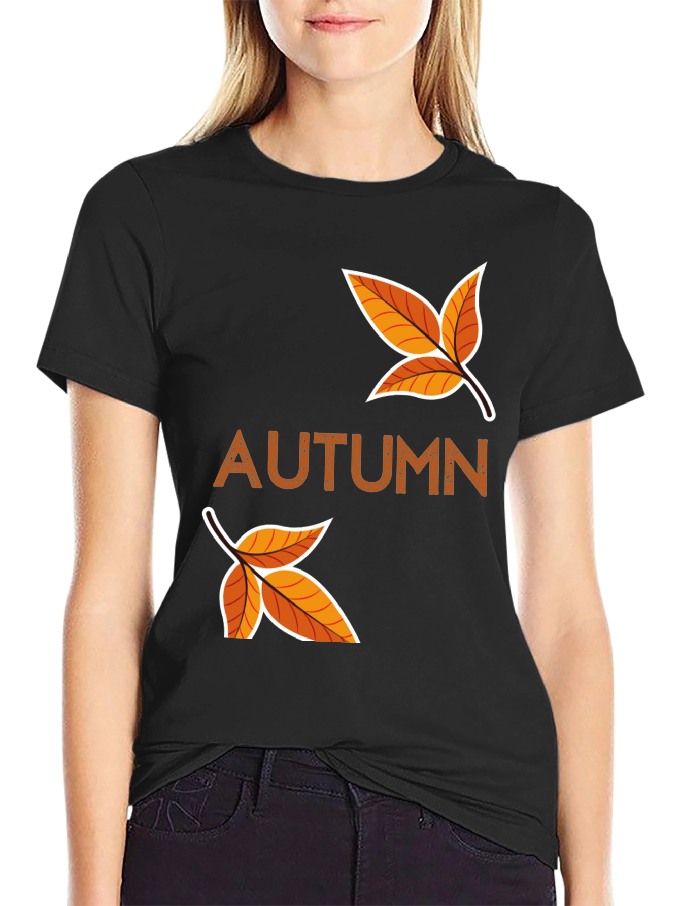 Autumn Leaf Graphic T-Shirt