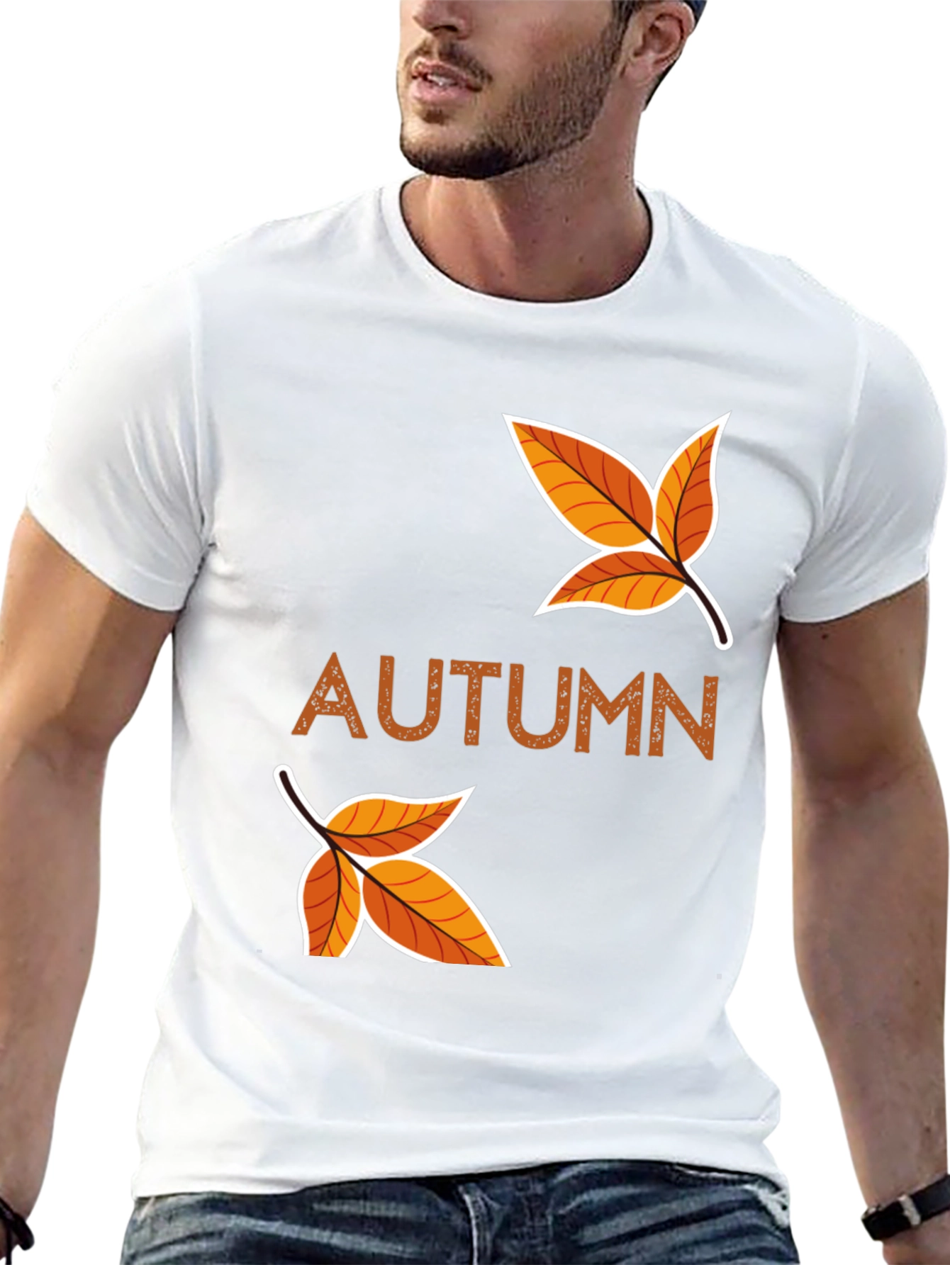 Autumn Leaf Graphic T-Shirt