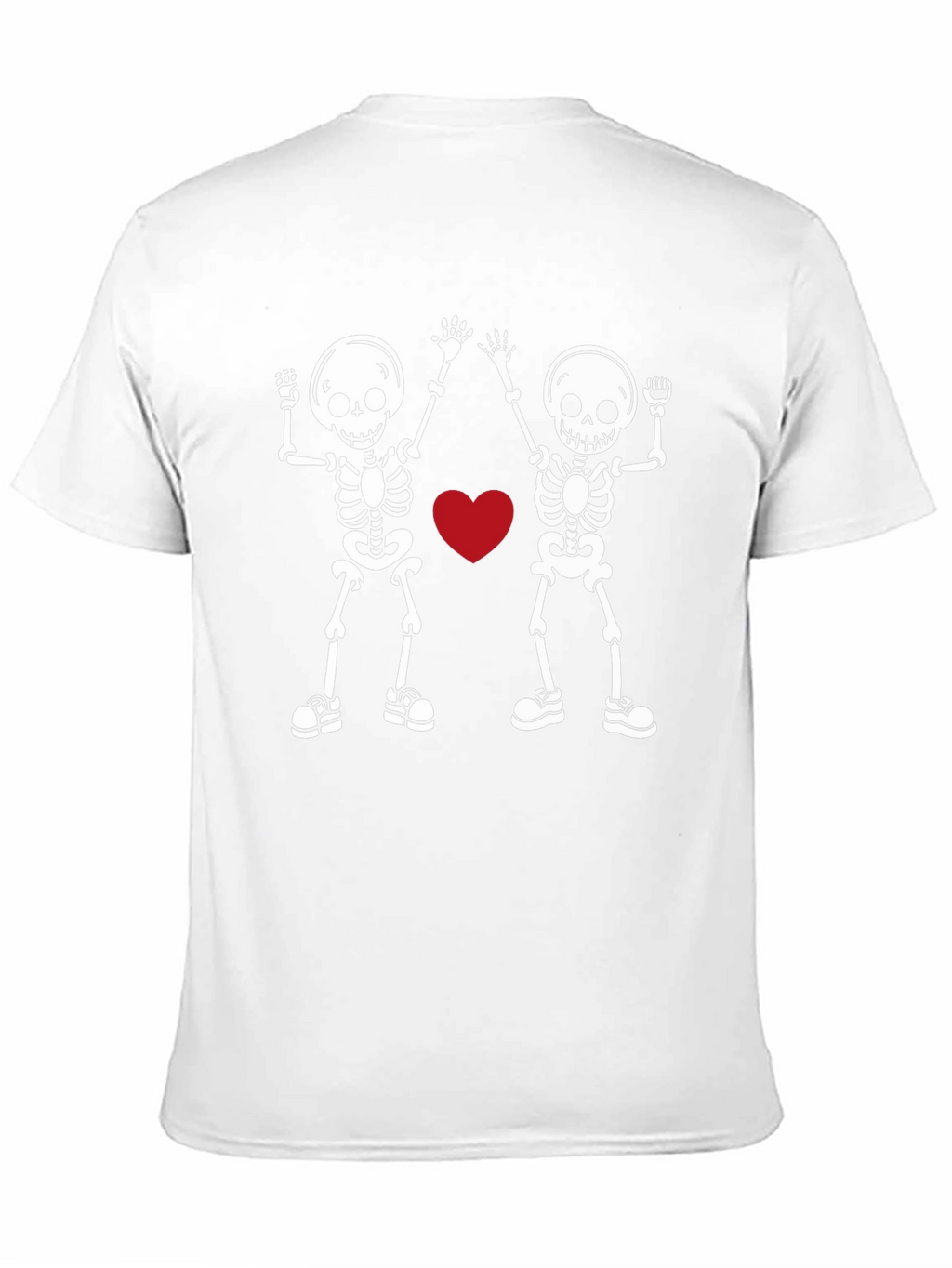 Skeleton Love Graphic Tee - Black T-Shirt