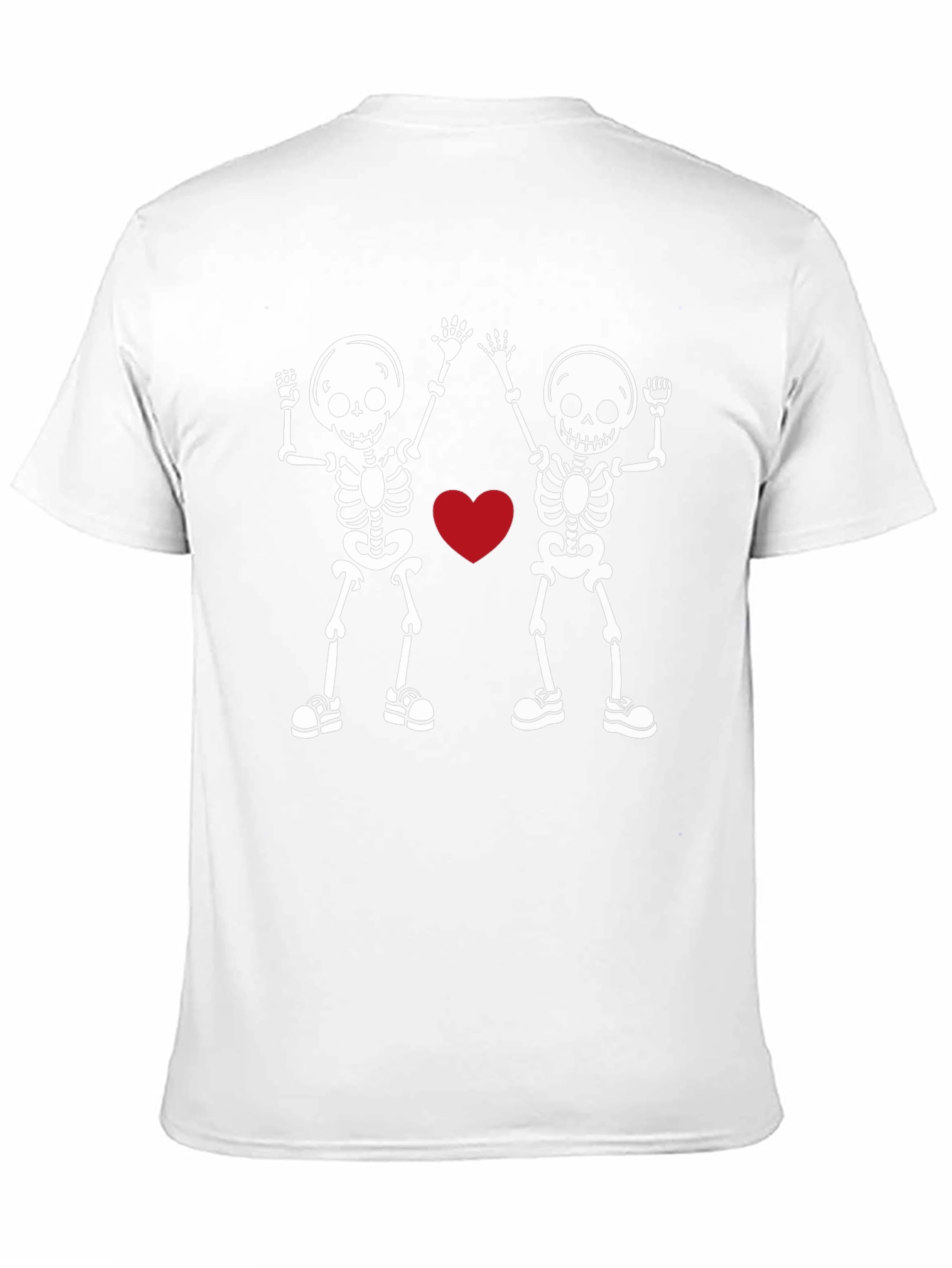 Skeleton Love Graphic Tee - Black T-Shirt