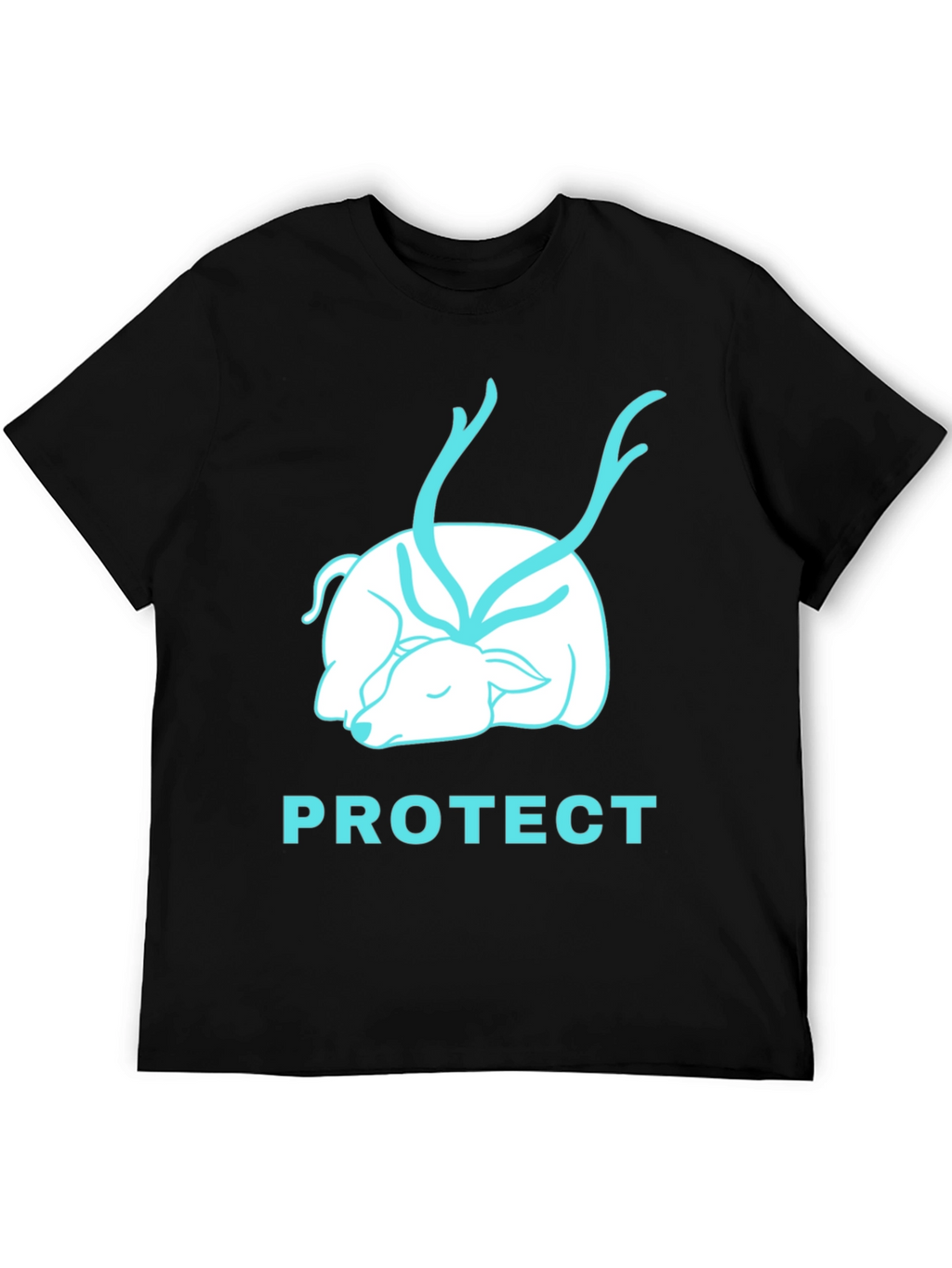 Protect Wildlife Black Graphic Tee