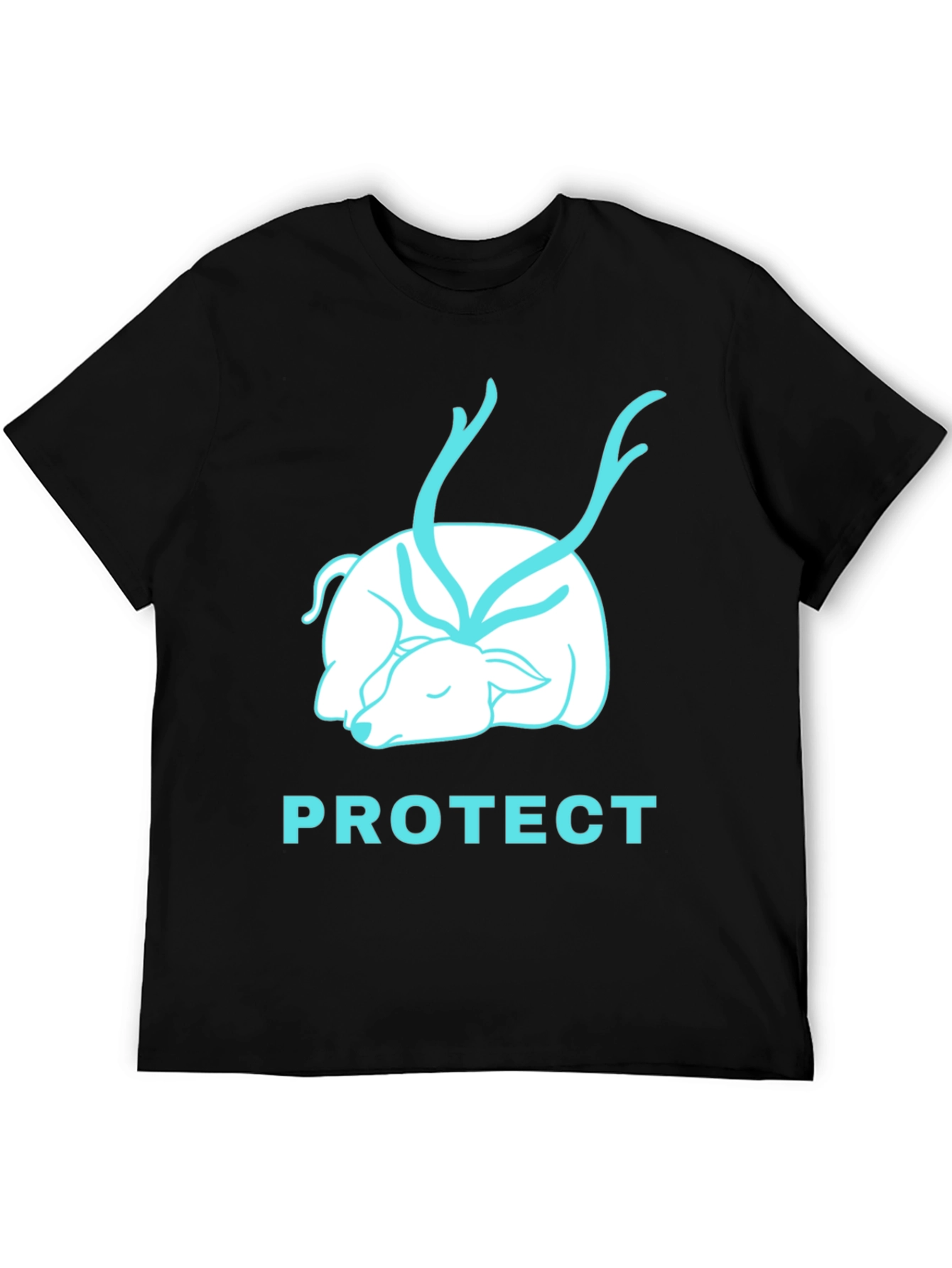 Protect Wildlife Black Graphic Tee